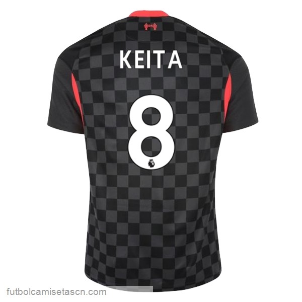 Camiseta Liverpool NO.8 Keita 3ª 2020/21 Negro